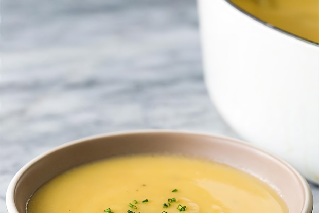 Сырный суп с цветной капустой