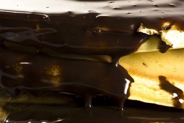 Сырники с шоколадной помадкой