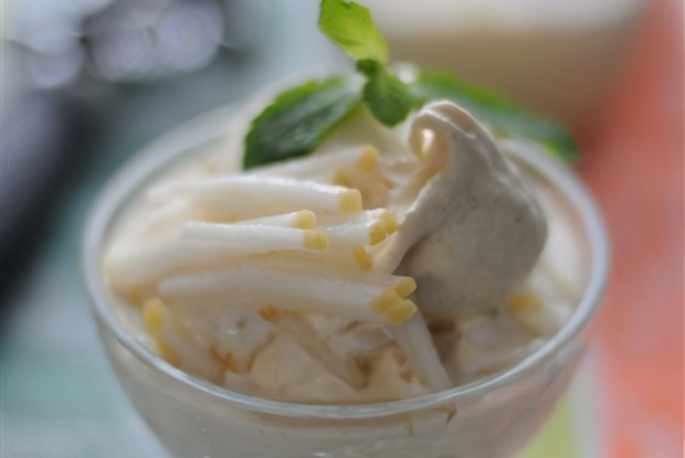 Сырное мороженое