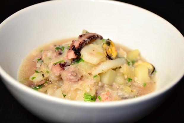 Скандинавское рагу с морепродуктами