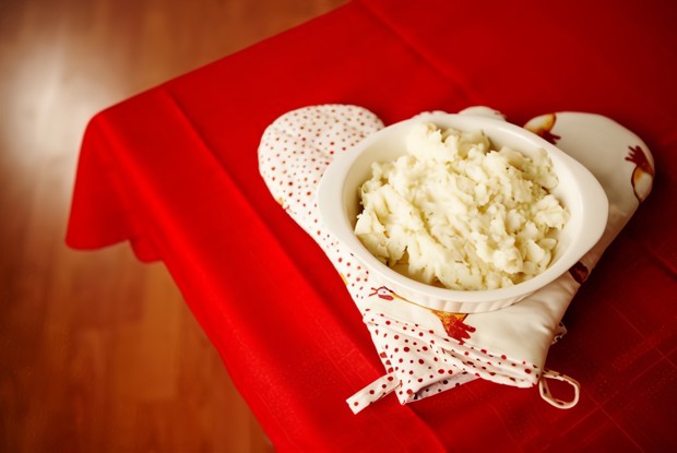 Сладкий картофель со сливками