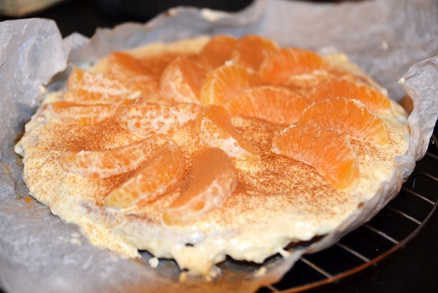 Сладкий пирог с мандаринами