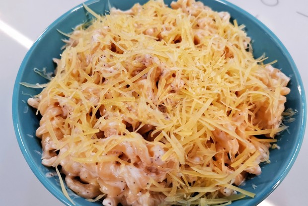 Сливочная паста фузилли с сыром
