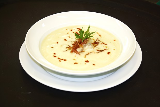 Сливочный суп из морского черта