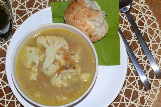 Сливочный суп с цветной капустой