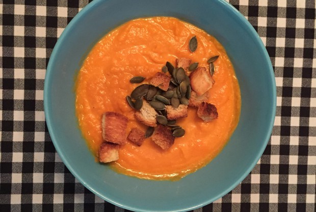 Сливочный тыквенный крем-суп