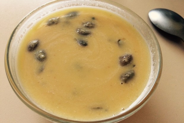 Сливочный тыквенный суп с ароматными травами