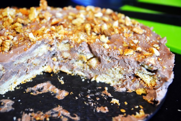 Сливочно-кофейный торт без выпечки