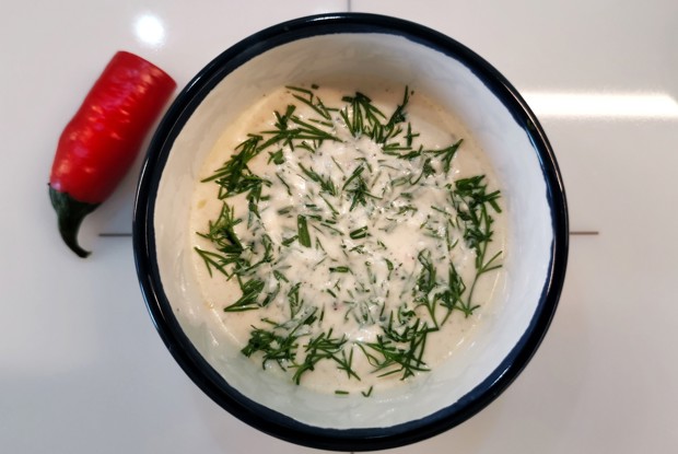 Сливочно-сырный соус для нагетсов