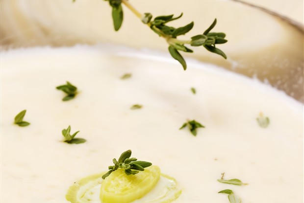 Сливочное пюре из картофеля и сельдерея