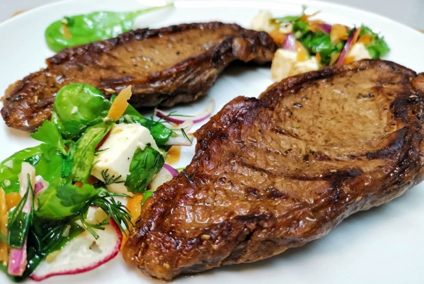 Сливочный стейк стриплойн