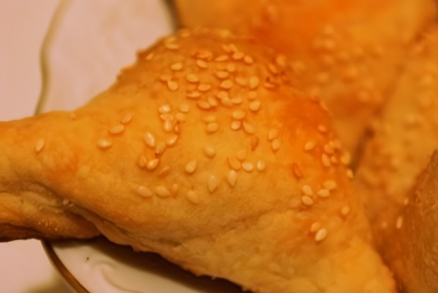 Слоеная самса с говядиной