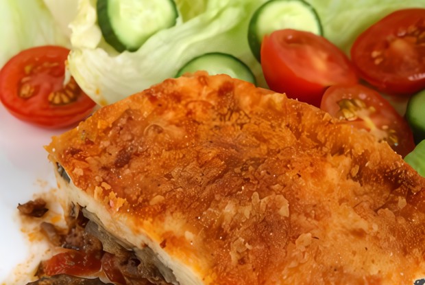 Слоеная запеканка из цукини и пармезана