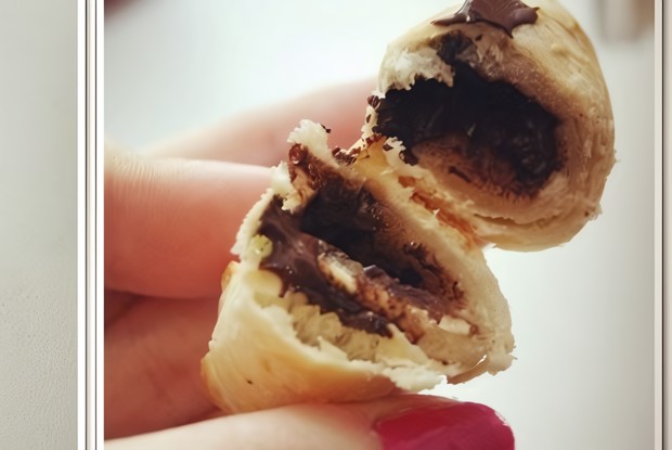 Слоеные сундучки с шоколадом