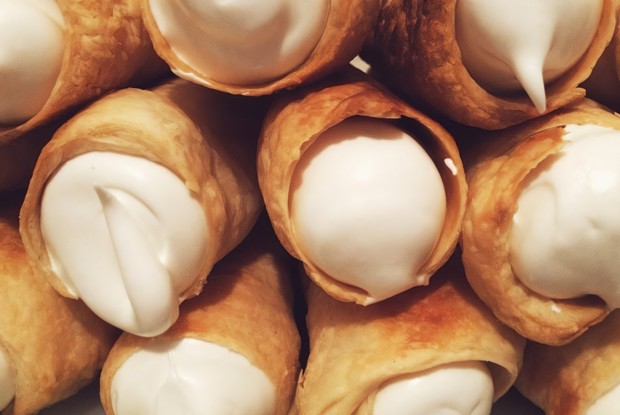 Слоеные трубочки с кремом