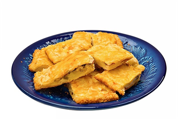 Слоеный пирог с картофелем и мятой