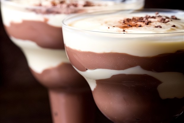 Слоеное шоколадное парфе