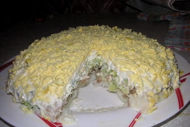 Слоеный салат