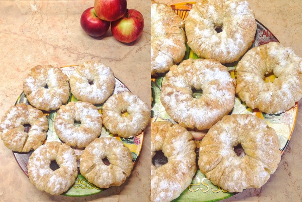 Слойки с ананасом