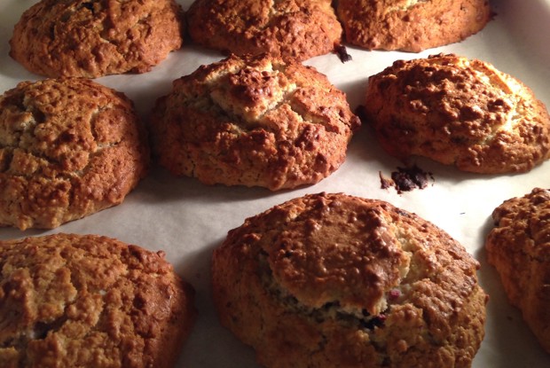 Сметанно-медовое овсяное печенье