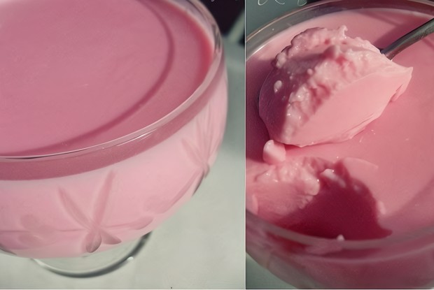 Сметанное желе с ягодами