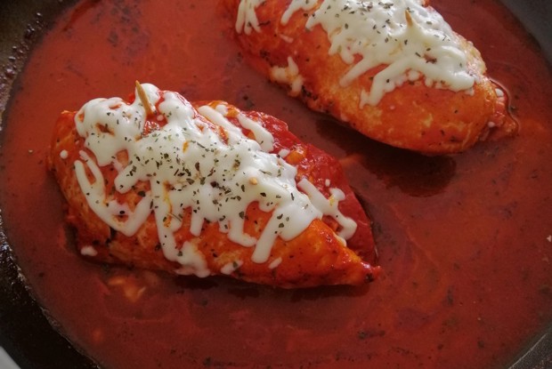 Сочная фаршированная курица