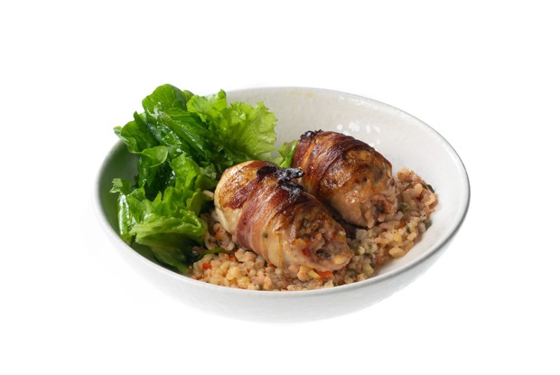 Сочные рулетики из индейки с булгуром