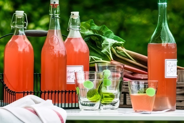 Сок из ревеня