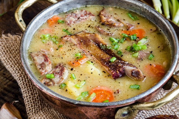 Солдатская гороховая похлебка