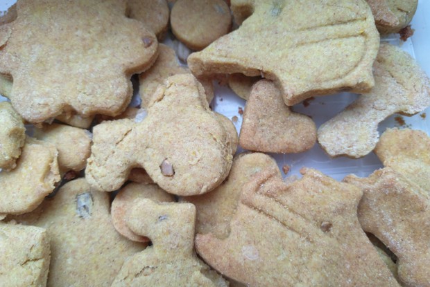 Соленое печенье с семенами льна