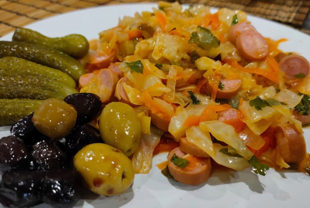 Солянка из свежей капусты