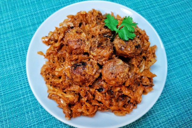 Солянка с тефтельками