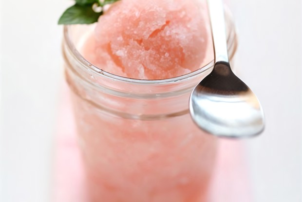 Сорбет из розовых грейпфрутов