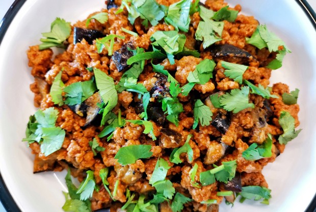 Соте с баклажанами