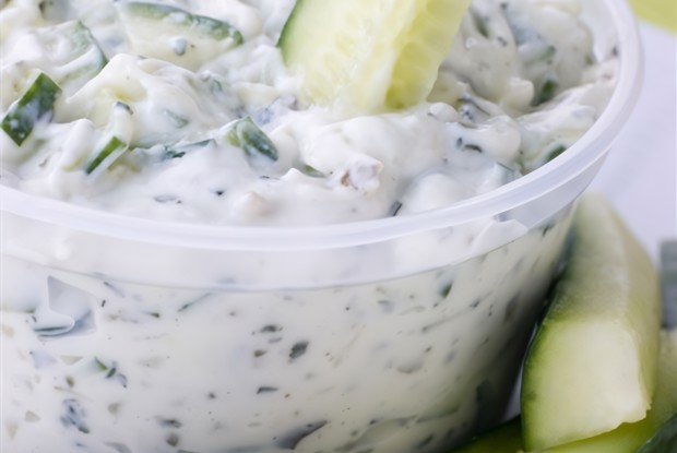 Соус дзадзики с винным уксусом