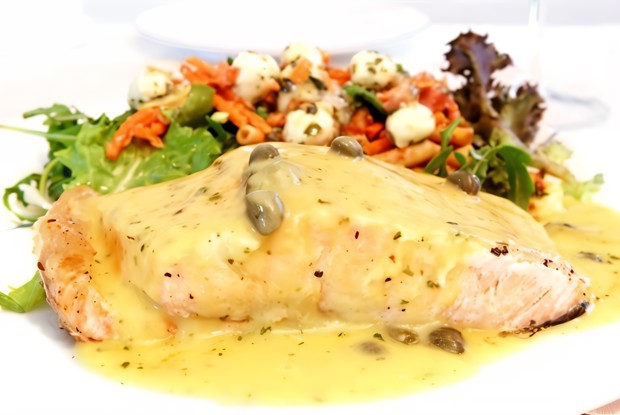 Соус из горчицы с каперсами