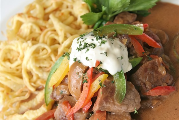 Соус луковый острый (для жареного и тушеного мяса, печенки, рубленых котлет)