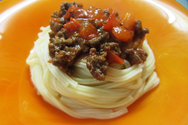 Спагетти болоньезе с говяжьим фаршем