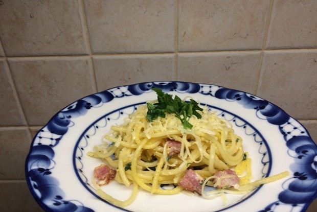 Спагетти с карбонатом