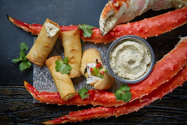 Спринг роллы с крабом