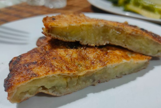 Стейк из баклажан в панировке