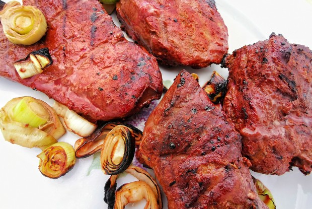 Стейки из говяжьей печени