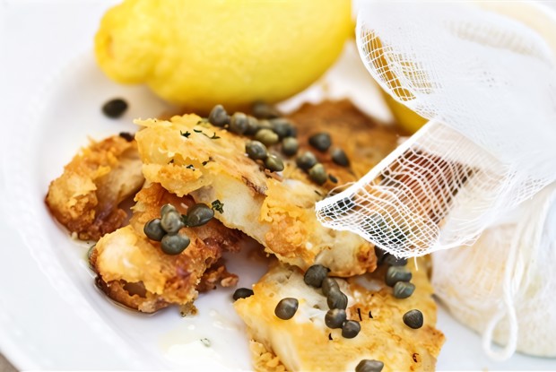 Судак в тесте, жаренный в масле