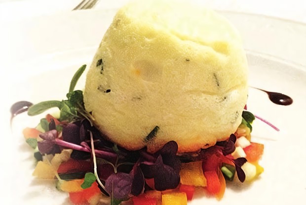 Суфле из голубого сыра и эстрагона