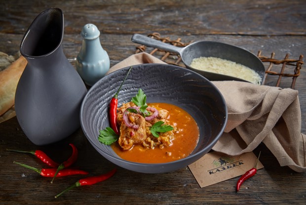 Суп харчо с аджикой