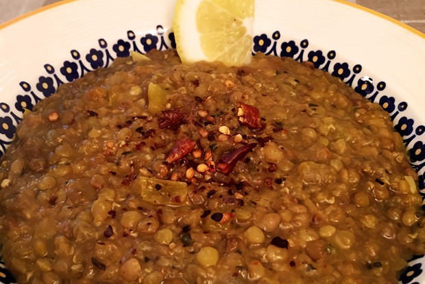 Суп из чечевицы с мятой