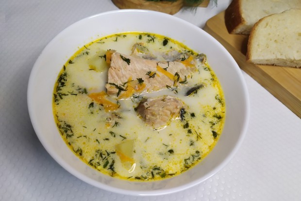 Суп из форели