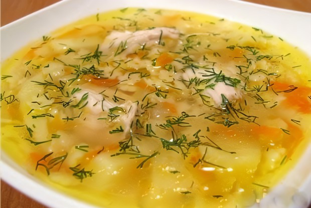 Суп из консервированной сайры