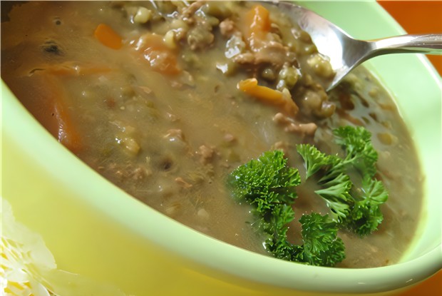 Суп из маша с восточными нотками