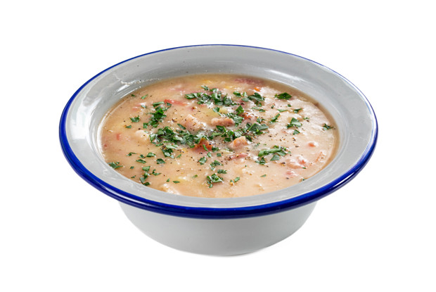 Суп из остатков с праздничного стола